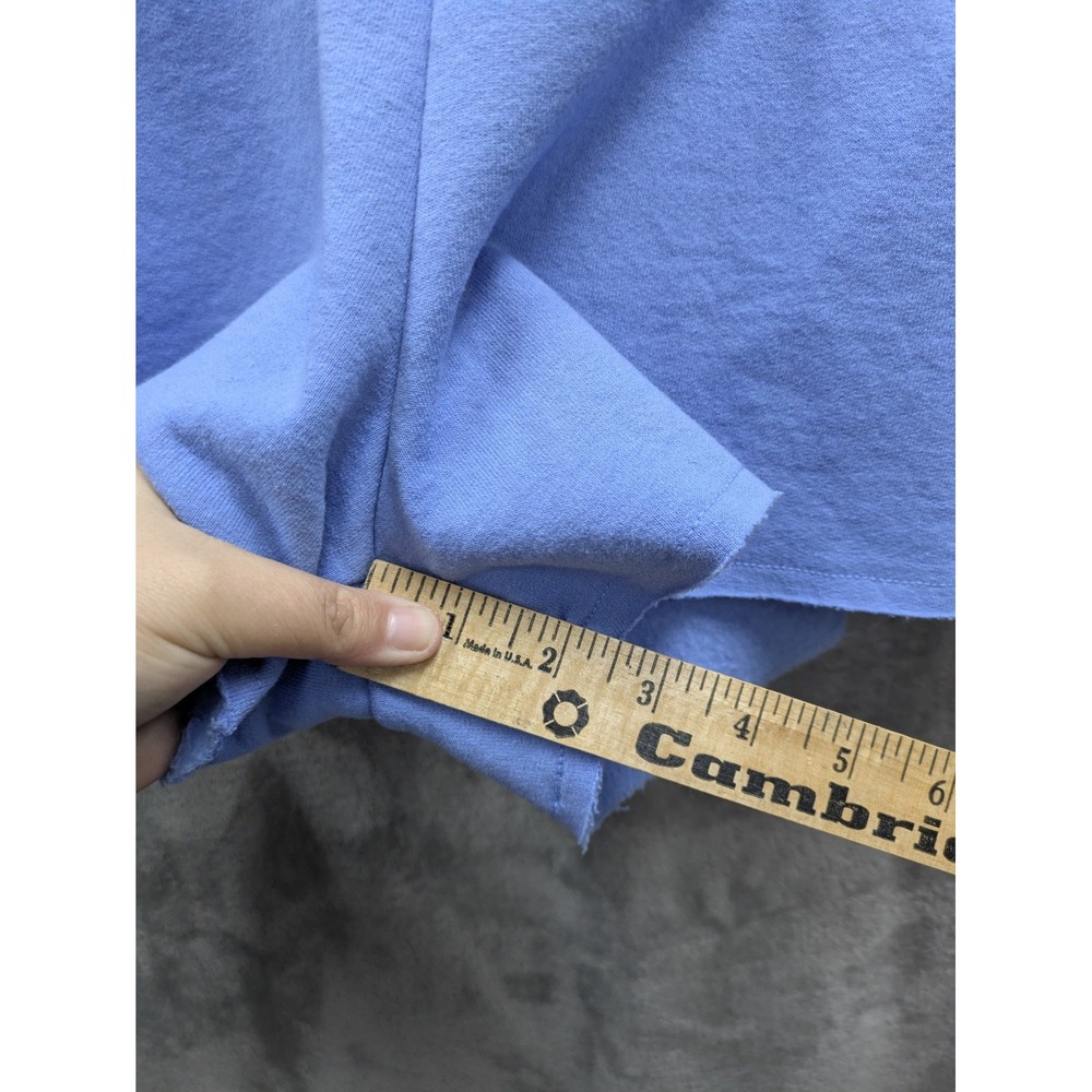 Athleisure Sweat Shorts Women XL Periwinkle Blue Casual Loungewear Sporty Fleece - Picture 5 of 9